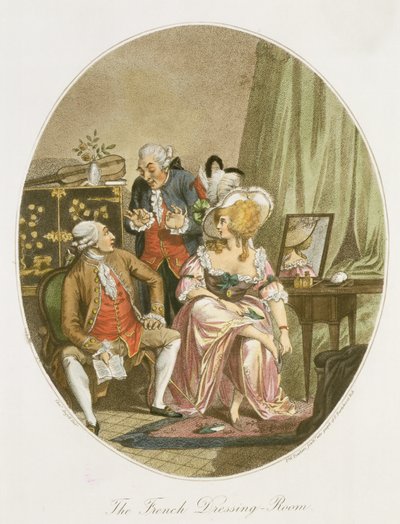 The French Dressing Room, engraved by P.W. Tomkins by Charles Ansell